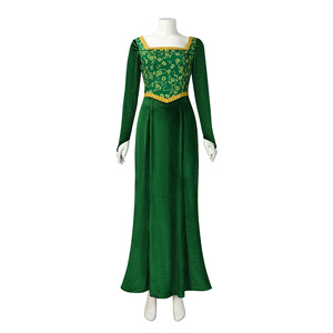 Costume da Cosplay della Principessa <span class=keywords><strong>Fiona</strong></span> Echo - Abito Lungo <span class=keywords><strong>Verde</strong></span> Sintetico per Donne Adulte - Product Image 4