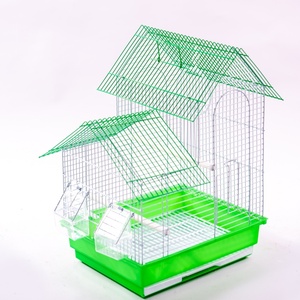 Wholesale Multi-color House Bird Cage Set Metal Wire Cage with Perch & Feeders for <b>Small</b> Birds - Product Image 5