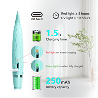UMIONE Baguette de jeu rétractable moderne pour chat avec laser rouge à 5 modes et plumes, LED rechargeable pour jeu interactif