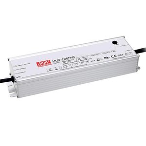 Controlador LED Mean Well HLG-185H-C1050D de 185W, 1050mA, Corriente Constante, Canal Único, IP67, Impermeable - Product Image 1
