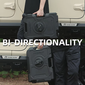 Jerrycan para puerta todoterreno de 9L, soporte de montaje de bisagra para puerta de combustible, 2,5 galones para Jeep Wrangler JK JL 4XE Gladiator JT 4x4, accesorios - Product Image 2