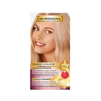 Kit de Tinte Permanente para el Cabello con Crema Hidratante de Lujo y Brillo, 1023 Rubio Platino, con Aceite de Argán y Extracto de Pomelo, Profesional, España