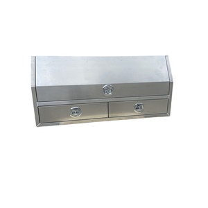 Wholesale Aluminum Portable IP65 Waterproof Lockable Lightweight Custom Dimensions Anti-Rust 2 Compartments 2000L Truck Storage - Product Image 5