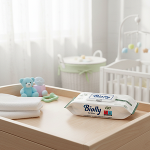 ไบโอลลี่ 120 ชิ้น ทิชชู่เปียก - อ่อนโยนต่อผิว - Product Image 3