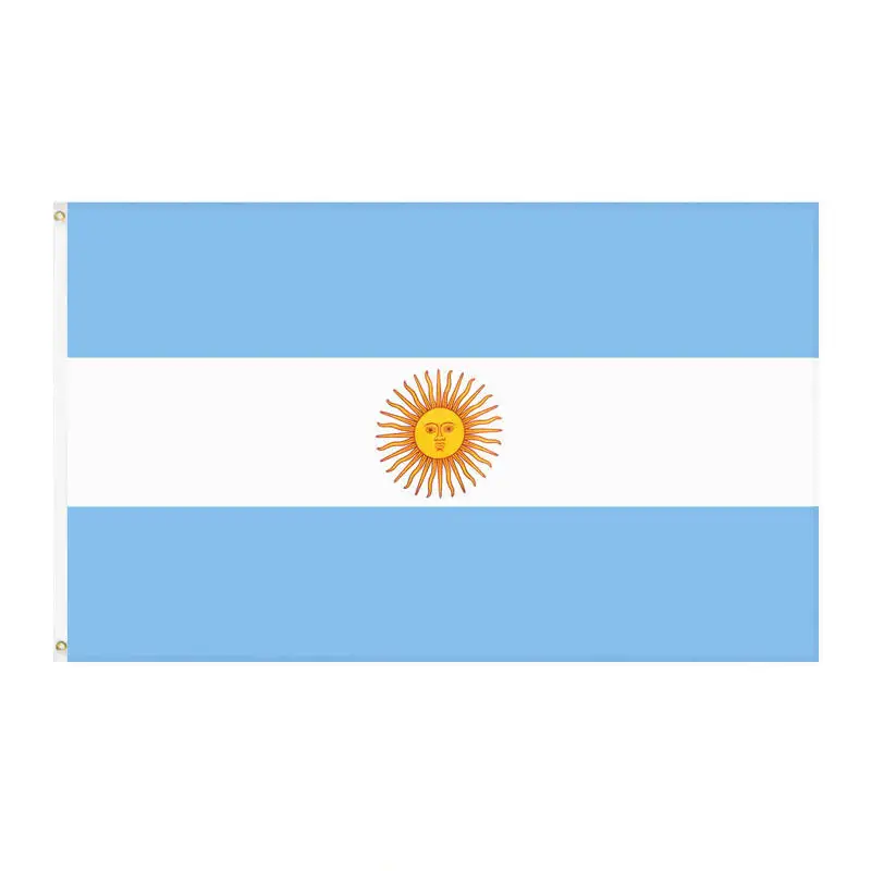 High Quality Hot Selling Argentina Flags Fast Shipping 3*5ft Flag Argentina Flag For World Cup Activity