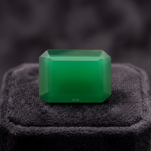 พลอยอัญมณีทรงแปดเหลี่ยม5X7mm สีเขียวธรรมชาติ/แดง/ดำนิลขายส่ง - Product Image 3
