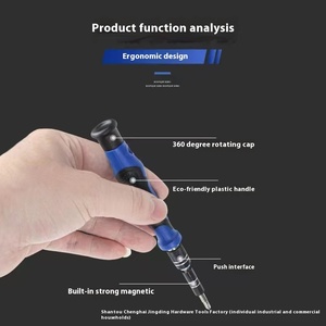 Ensembles d'outils de tournevis de précision multi-fonctions 60 en 1 pour téléphone portable et outils de travail de réparation d'ordinateur Tournevis à main - Product Image 4