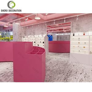 Meubles de magasin de parfums haut de gamme, vitrine de présentation de parfums, design de boutique de cosmétiques, étagères de présentation de parfums personnalisées pour les magasins de détail - Product Image 2