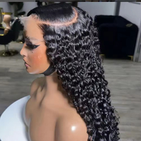 Perruques Pixie bouclées HD Lace Front 13x4 en cheveux humains brésiliens vierges bruts doublement étirés, sans colle, pré-épilées pour femmes noires