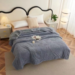 Couverture polaire 2024 Top Seller Heavy 100% Polyester Lit Polaire <span class=keywords><strong>Vache</strong></span> Impression Flanelle Couverture - Product Image 2