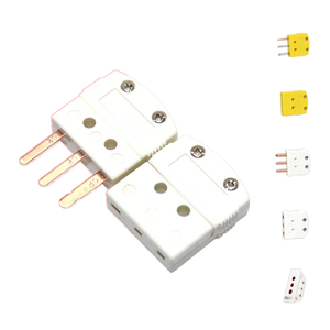 Enchufe de termopar de resistencia térmica tipo K, enchufe RTD de tres pines Pt100 TPJ/OTP/K/1/F, accesorios de conector - Product Image 3