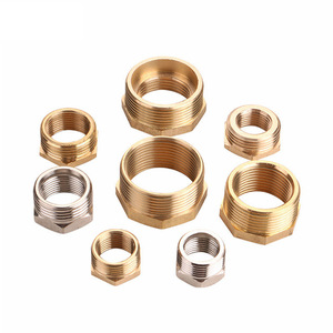 Réducteur hexagonal en laiton, filetage interne/externe 1 pouce vers 1/2 pouce, adaptateur de plomberie - Product Image 3