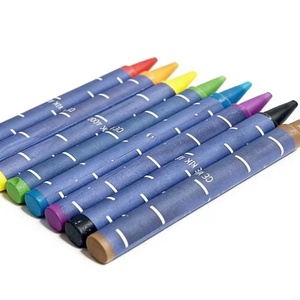 Crayones de Cera para Pintar, No Tóxicos, 8 Colores, Multicolores, Juego de Crayones Económicos para Niños, Venta al Por Mayor - Product Image 1