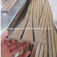 Huashun machines pour PS persiennes panneau mural extrusion de charbon de bois faisant la décoration de moulage