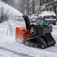 Souffleuse à neige télécommandée haute performance, balayeuse et déneigeuse Loncin 196cc EPA pour voies communautaires