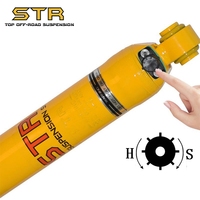 Amortisseur Réglable en 9 Étapes pour Accessoires de Suspension Tout-Terrain 4x4 Haute Performance pour Prado LC90 95