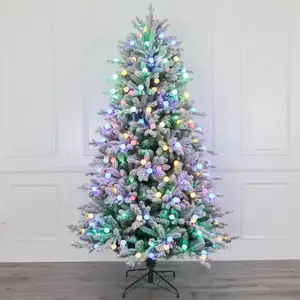 Nuovo design amazon ultima vendita calda luce LED albero di natale design PVC decorazione per la casa di natale
