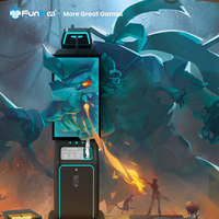 Funinvr VR SNAPER 9D Machine de tir VR à monnayeur, jeu d'arcade 1 joueur, pour parcs d'attractions et centres, en acier inoxydable