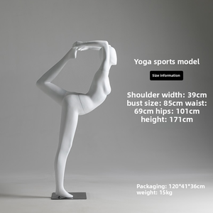 <span class=keywords><strong>Mannequin</strong></span> de sport et de yoga pour <span class=keywords><strong>femme</strong></span>, corps entier, très vendu, avec un teint réaliste, corps en fibre de verre mat pour vitrine - Product Image 6