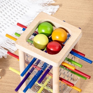 Trẻ Em Mới Nhất Của Đầy Màu Sắc Bằng Gỗ Thanh Xúc Xắc Đặt 2025 Montessori Cân Bằng Đồ Chơi Cha Mẹ Trẻ Em Bằng Gỗ Tương Tác Giáo Dục Đồ Chơi - Product Image 3