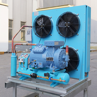 Unité de Condensation Semi-Hermétique Refcomp Robuste 10HP 12HP 15HP Haute Capacité de Refroidissement R-404A pour Chambre Froide et Congélateur