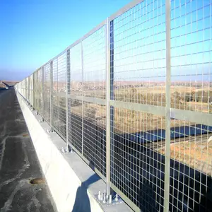 358 Anti Climb Fence Galvanized Goat Fence Wire 2 38 Pipe Galvanized Steel Welded Wire Mesh Fence Of Animal Husbandry