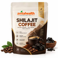 Café de Shilajit Pur en Vrac Marque Blanche Certifié BPF Poudre Antioxydante Produits de Beauté Options de Saveurs Personnalisées