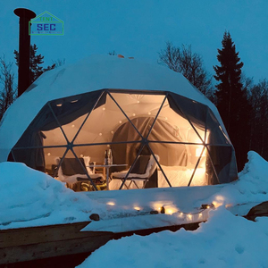 En ucuz büyük kubbe evi açık Uv dayanıklı lüks Glamping büyük kış Igloo Dome evi çadır - Product Image 5