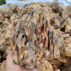 Usine en gros cour artificielle aménagement paysager étang à poissons sommet de montagne pierre 10-30 cm pierre de peau de pin pierre de peau de tigre - Product Image 4