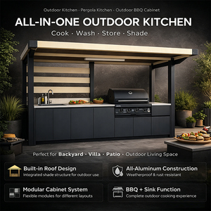 <span class=keywords><strong>Cocina</strong></span> Exterior Premium - Aleación <span class=keywords><strong>de</strong></span> Aluminio Resistente, <span class=keywords><strong>Módulos</strong></span> Multifuncionales, Ideal para Reuniones <span class=keywords><strong>en</strong></span> Jardín y Patio - Product Image 2