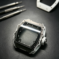 Montre automatique tonneau en céramique de haute qualité avec verre saphir 055, montre mécanique squelette de luxe pour homme, mode et affaires
