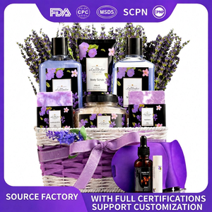 Set de Baño Herbal para Mujer con Aroma a Lavanda 100ml, Cesta de Regalo para el Día de San Valentín y el Día de la Madre - Product Image 5