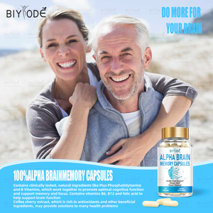 Spedizione veloce pronto stock all'ingrosso integratore per la salute del cervello supporto per la messa a fuoco della memoria booster alfa <span class=keywords><strong>brain</strong></span> capsule - Product Image 6