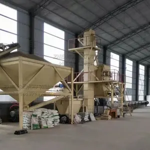 8 ton/h Semi Automatic Dry Mortar Plant / Tile Adhesive Mortar Production Line