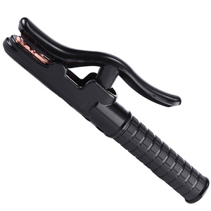 Welding Electrode Holder 1000A Black Diamond Handle Pure Copper Non Scalding Drop Proof Metal Welding Clip - Product Image 1
