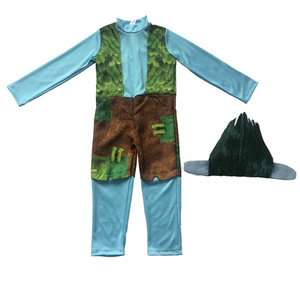 Disfraz infantil de <span class=keywords><strong>Trolls</strong></span>, disfraz de Poppy y <span class=keywords><strong>Branch</strong></span> para fiesta de Halloween, juego de rol, talla única para todos - Product Image 4