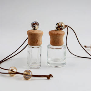 ขวดแก้วเปล่าสำหรับน้ำหอมปรับอากาศในรถยนต์ขนาด 8 มล. พร้อมฝาปิด สำหรับใส่น้ำมันหอมระเหย  สามารถใส่โลโก้ได้ - Product Image 3