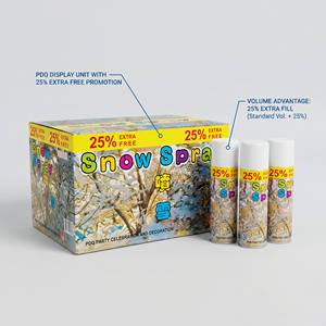 Spray de neige pour fête, 25% de neige blanche supplémentaire, longue durée, aérosol, pour Noël, mariage, anniversaire, fournitures de fête - Product Image 4