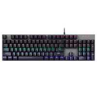 Clavier de jeu filaire personnalisé avec éclairage RGB, anti-ghosting, compatible avec PC, PS5, PS4, clavier de bureau