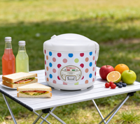Autocuiseur Électrique Automatique pour Riz, 1,8 L, Antiadhésif, avec Tasse à Mesurer, Emballage Cadeau, pour Usage Domestique et Hôtelier (Vente en Gros)