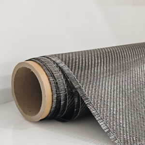 Tela 100% Fibra de Carbono, Tejido Liso, Ignífuga, Aislante Térmico, Resistente a la Abrasión, Ligera y Personalizable para Bolsos y Carteras - Product Image 2