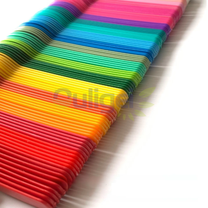 Cuchara de yogur desechable personalizable al por mayor de fábrica, cubiertos de almidón multicolor para llevar con embalaje individual - Product Image 4
