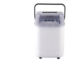 เครื่องทำน้ำแข็ง 24 ชม. เครื่องทำน้ำแข็งไฟฟ้าแบบพกพา เหมาะสำหรับใช้ในบ้าน/ห้องครัว/สำนักงาน/บาร์ - Product Image 1