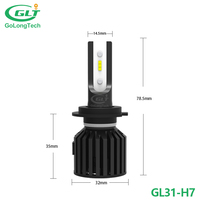 Phares auto led, ampoules de voitures, GL31, H7
