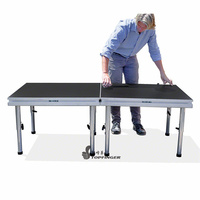 Plateforme de Scène Pliante en Aluminium Topfinger 2026, Escalier Modulaire, Plateforme de Scène Portable à Connexion Rapide pour Concerts et Expositions