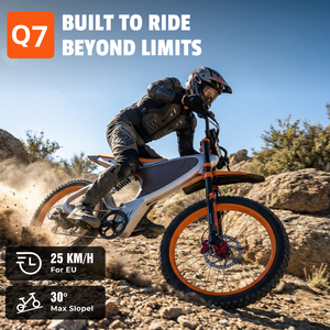 Bicicleta Eléctrica Todoterreno Kixin de Último Diseño, 1200W, Potente y Rápida, para Aventuras al Aire Libre en Montaña, Modelo Q3 Power Unst - Product Image 1
