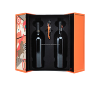Boîte d'emballage sur mesure pour vin rouge avec impression UV Spécifications Logo personnalisé pour coffrets cadeaux Whisky Beer Soda Crafts