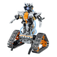 IM.Master 8051 Robot Model Perakitan Kontrol Jarak Jauh Sekolah Dasar, Pemrograman APP, Mainan Anak Laki-laki, Set Blok Bangunan