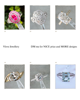 VLOVE Bagues de fiançailles de conception spéciale de haute qualité Bague en diamant Marquise en or 1.00 Ctw 14K cultivé en laboratoire