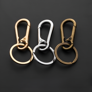Số lượng lớn ngoài trời Kim Loại <span class=keywords><strong>Carabiner</strong></span> <span class=keywords><strong>Keychain</strong></span> an toàn Snap móc tổ chức vòng chìa khóa chuỗi DIY thủ công phụ kiện khóa clip móc khóa - Product Image 6
